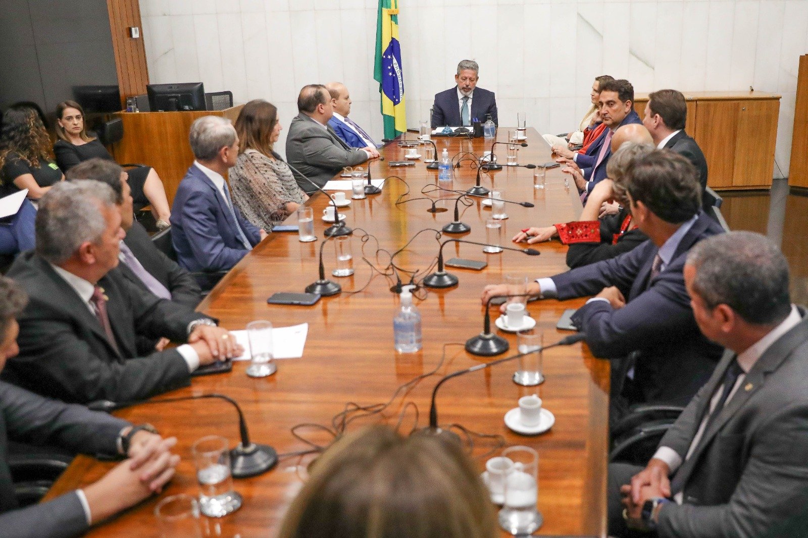 Ibaneis Rocha se reúne com Arthur Lira e bancada federal brasiliense para discutir a defesa do FCDF